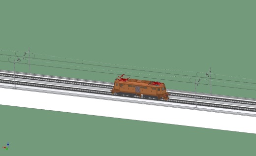 机车火车与铁轨缩略图